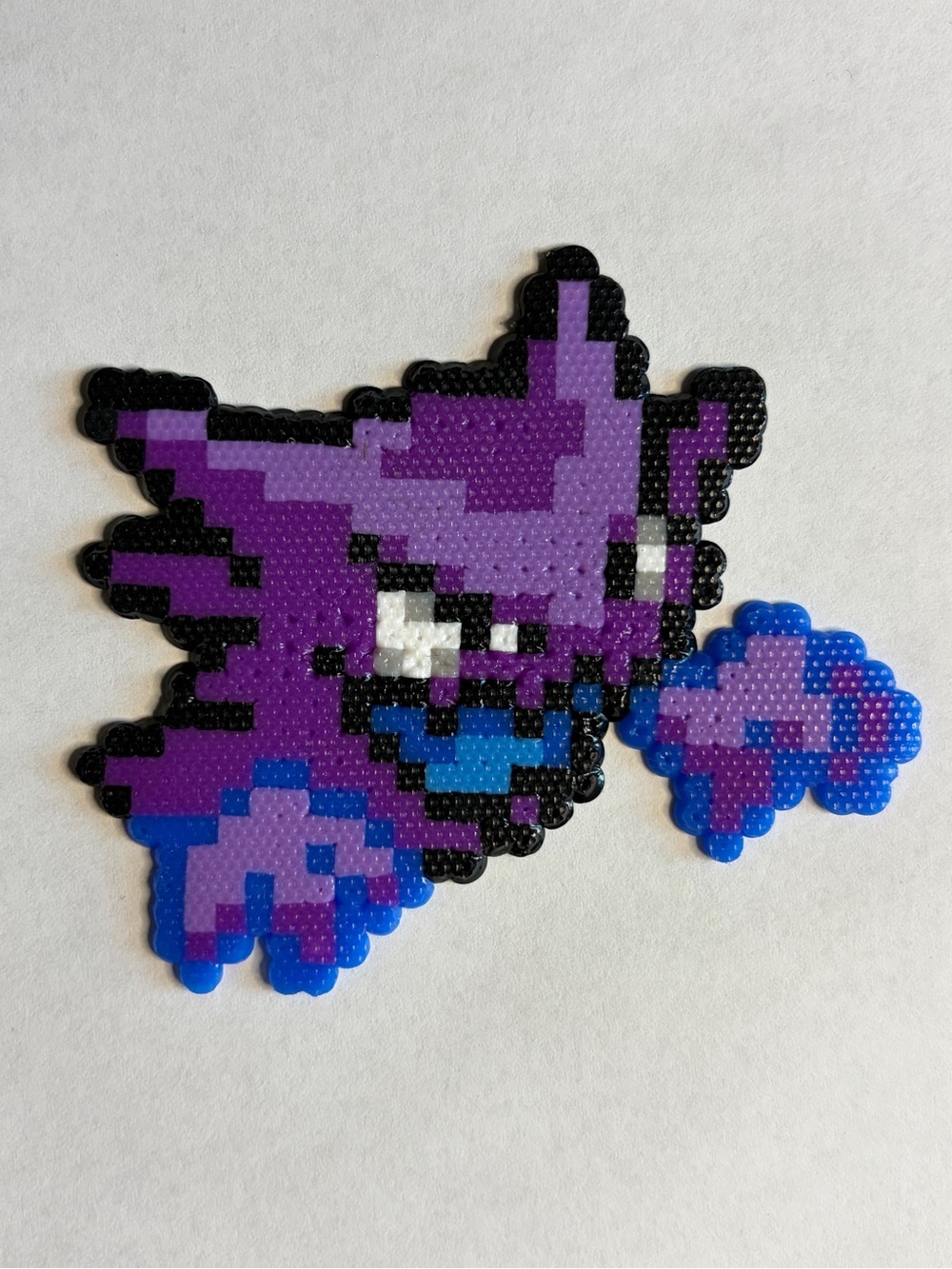 Pokemon Purple & Blue Shiny Haunter Perler Bead Magnet